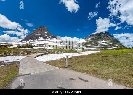 Belle photographie de paysage de Glacier National Park dans le Montana, USA Banque D'Images