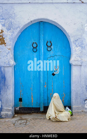 Tunez : Kairouan.Medina.mendiant Banque D'Images