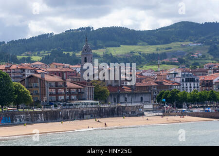 Église d'Asunción de Nuestra Señora, Lekeitio, Gascogne, Pays Basque, Espagne Banque D'Images