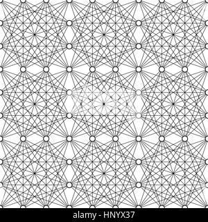 Répétition complexe matrice carrée transparente - modèle vectoriel éditable répétant fond papier peint Illustration de Vecteur