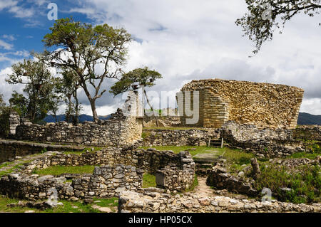 Pérou, Kuelap appariés sur grandeur seulement par le Machu Picchu, cette ville citadelle en ruine dans les montagnes près de Chachapoyas. Construit 900 et 1100, est Banque D'Images