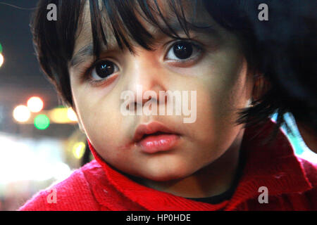 Gros plan de Cute Muslim Boy from New Delhi , Cute Boys, Cute Babies, Baby Kids, Cute Baby Pictures, Baby photos, (photo Copyright © par Saji Maramon) Banque D'Images