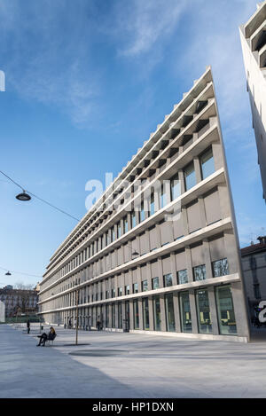 Milan, Italie. 17 février 2017. Microsoft a récemment ouvert un nouveau siège dans la zone de Milan Porta Volta restauré Crédit : Alexandre Rotenberg/Alamy Live News Banque D'Images