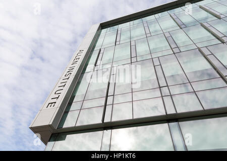 Seattle, USA. 16 Février, 2017. Seattle, Washington : Allen Institute for Science du cerveau. Fondé par le co-fondateur de Microsoft Paul Allen en 2003, la recherche médicale indépendante, à but non lucratif se consacre à l'accélération de la compréhension du fonctionnement du cerveau humain. Crédit : Paul Gordon/Alamy Live News Banque D'Images