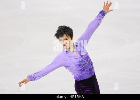 Gangneung Ice Arena, Gangneung, Corée du Sud. Feb 17, 2017. Shoma Uno (JPN), le 17 février 2017 - Patinage Artistique : ISU Four Continents Figure Skating Championships 2017 le programme court à Gangneung Ice Arena, Gangneung, Corée du Sud. Credit : YUTAKA/AFLO SPORT/Alamy Live News Banque D'Images