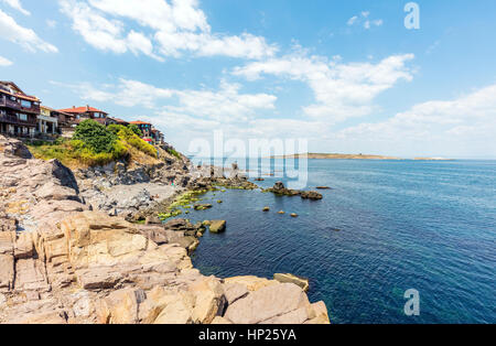 Près de la ville de Sozopol, Bulgarie Bourga Banque D'Images