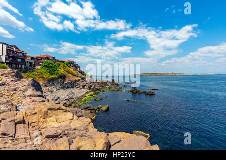 Près de la ville de Sozopol, Bulgarie Bourga Banque D'Images