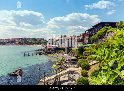 Près de la ville de Sozopol, Bulgarie Bourga Banque D'Images