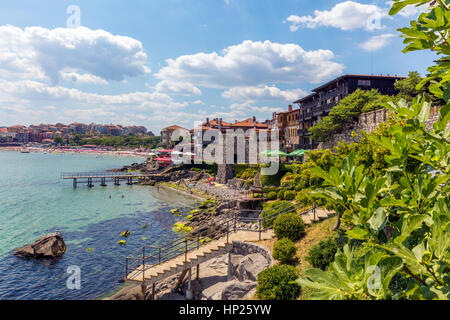 Près de la ville de Sozopol, Bulgarie Bourga Banque D'Images