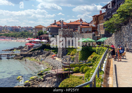 Près de la ville de Sozopol, Bulgarie Bourga Banque D'Images