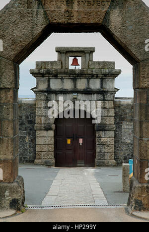 La prison de Dartmoor, l'entrée principale Banque D'Images