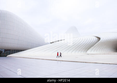 Centre Culturel Haydar Aliyev, Baku, Azerbaïdjan Banque D'Images