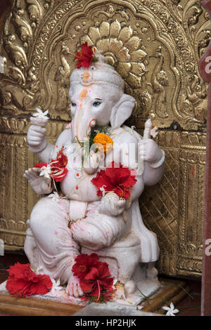 Idole de Seigneur Ganesha, Konkan, Maharashtra, Inde Banque D'Images