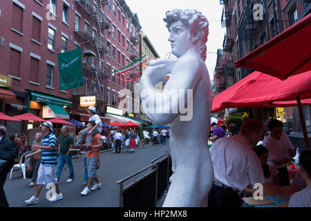 La petite Italie. Il Piccolo Bufalo. 141 Mulberry Street, New York City, USA Banque D'Images