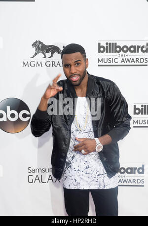 Singer/songwriter Jason Derulo assister aux Billboard Music Awards 2014 au MGM Grand Garden Arena de Las Vegas. Banque D'Images