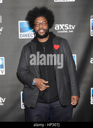 Questlove arrive pour le Super Directv Saturday Night party le 2 février 2013, à la Nouvelle Orléans, Louisiane. Photo par Francis Specker Banque D'Images