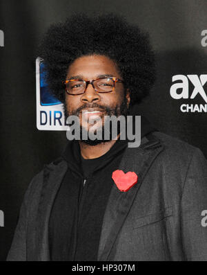 Questlove arrive pour le Super Directv Saturday Night party le 2 février 2013, à la Nouvelle Orléans, Louisiane. Photo par Francis Specker Banque D'Images