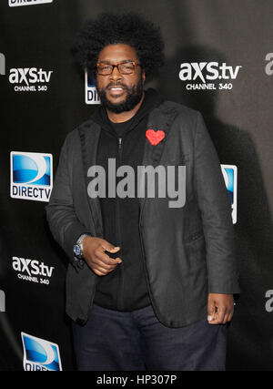 Questlove arrive pour le Super Directv Saturday Night party le 2 février 2013, à la Nouvelle Orléans, Louisiane. Photo par Francis Specker Banque D'Images