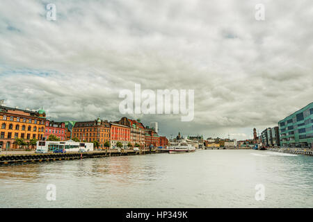 Août 2016, la ville de Malmö (Suède), HDR-technique Banque D'Images