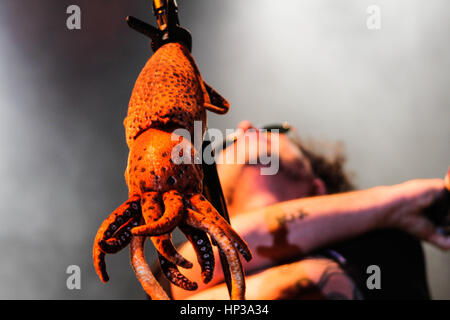 Andres Calamaro Performing Banque D'Images