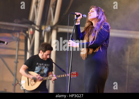 Barcelone - Mai 29 : Atlas des vents (band) effectue par Heineken Primavera Sound Festival 2014 (PS14) le 29 mai 2014 à Barcelone, Espagne. Banque D'Images