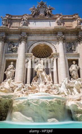 Fontaine de Trevi, Piazza di Spagna, monument, Rome, Latium, Italie Banque D'Images