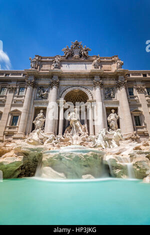 Fontaine de Trevi, Piazza di Spagna, monument, Rome, Latium, Italie Banque D'Images