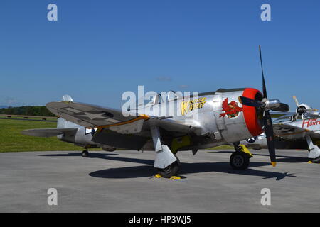 Republic P-47 Thunderbolt, Virginia Aviation Museum, États-Unis Banque D'Images