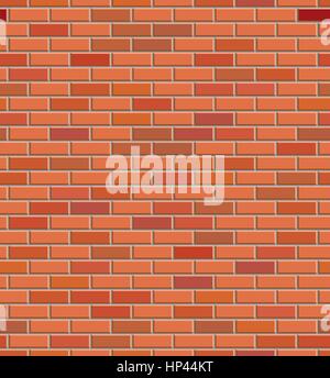 La texture du mur de brique rouge vecteur seamless pattern, abstract background Illustration de Vecteur