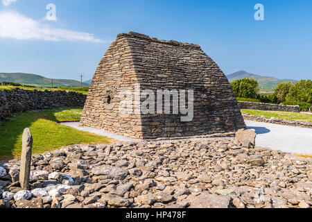 L'Oratoire Gallarus, péninsule de Dingle, comté de Kerry, Irlande, Europe. Banque D'Images