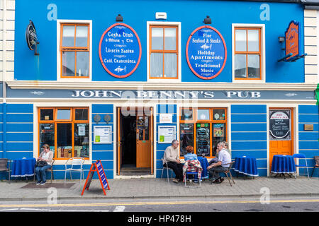 Quay Street à Dingle, péninsule de Dingle, comté de Kerry, Irlande, Europe Banque D'Images