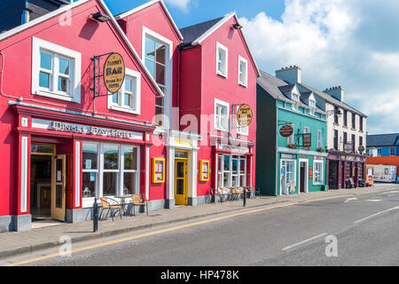 Quay Street à Dingle, péninsule de Dingle, comté de Kerry, Irlande, Europe Banque D'Images