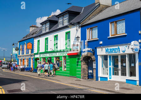 Quay Street à Dingle, péninsule de Dingle, comté de Kerry, Irlande, Europe Banque D'Images