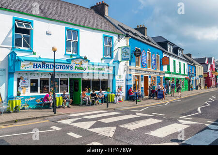 Quay Street à Dingle, péninsule de Dingle, comté de Kerry, Irlande, Europe Banque D'Images