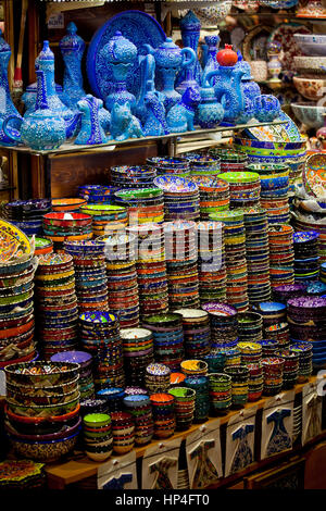 Istanbul, Turquie - Avril 2013 : Grand Bazar voir à Istanbul, Turquie Banque D'Images