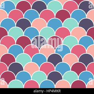 Modèle vectoriel continu de pétoncles Illustration de Vecteur