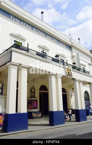 Covent Garden Londres Angleterre, Royaume-Uni - 16 août 2016 : le Theatre Royal Drury Lane Banque D'Images