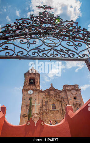 L'église de San Cayetano (Templo de la Valenciana)1788, État de Guanajuato, Guanajuato, Mexique Banque D'Images