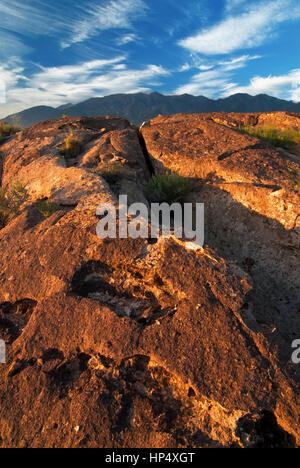 Plateaux volcaniques en Californie Banque D'Images