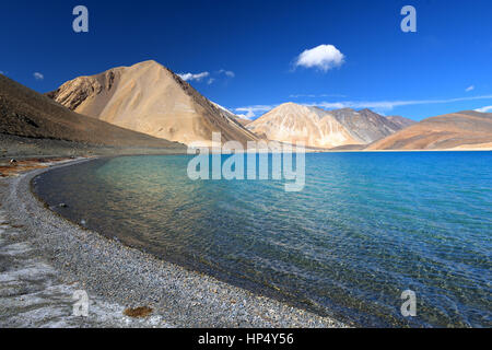 Célèbre Lac Pangong à Leh ladakh, Inde Banque D'Images