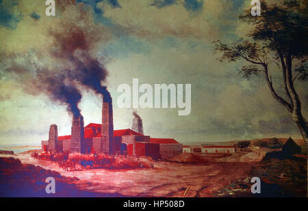 L'Ile Maurice, Lavanture du sucre, Zuckermuseum, beau plan, repro, l'Ile Maurice : Aventure du sucre, le sucre musum à Beau Plan. Banque D'Images