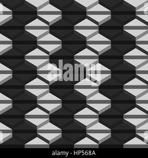 Triangle isométrique - modèle géométrique 3D modifiable sans résumé vecteur fond papier peint Illustration de Vecteur