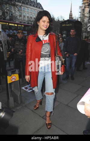 LFW A/W 2017. Crédit : Alamy News Banque D'Images