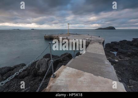 Forth, au Royaume-Uni. 16Th Jun 2017. L'ancienne jetée, à North Berwick : Crédit Dyson riche/Alamy Live News Banque D'Images