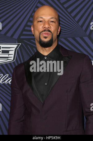 Beverly Hills, États-Unis. 17 février 2017. 17 février 2017 - Beverly Hills, Californie - Common, Lonnie Rashid Lynn Jr. BET 2017 American Black film Festival Honors Awards organisés au Beverly Hilton Hotel. Crédit photo : AdMedia. Crédit : AdMedia/Alamy Live News Banque D'Images