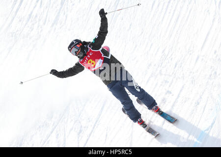 Bokwang Phoenix Park, PyeongChang, Corée du Sud. 16Th Jun 2017. Ayana Onozuka (JPN), le 18 février 2017 - Ski acrobatique : FIS Coupe du Monde de Ski acrobatique Halfpipe ski féminin finale à Bokwang Phoenix Park, PyeongChang, Corée du Sud. Credit : YUTAKA/AFLO SPORT/Alamy Live News Banque D'Images