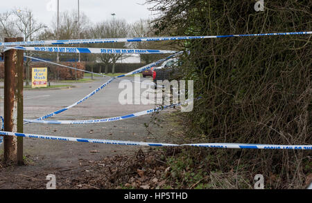 Brentwood, Essex, 19 février 2017 ; Centre Brentwood reste fermé à la suite d'un incident grave à la suite d'un match de boxe Crédit : Ian Davidson/Alamy Live News Banque D'Images