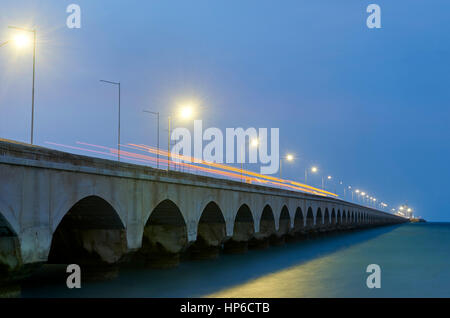 La douane du port de Progreso, Yucatan, Mexique, 4 milles de longueur. le transit en 2014 était 283 608 passagers et de 2 308,000 tonnes de marchandises. Inauguré en 1989. Banque D'Images