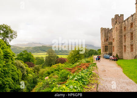 Château de Muncaster, Seascale, Cumbria, Royaume-Uni Banque D'Images