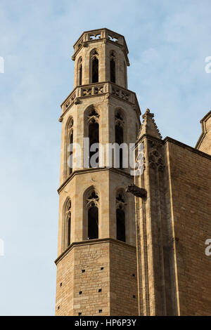 Basílica de Santa María del Mar, Barcelone, Catalogne, Espagne Banque D'Images